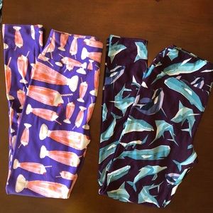 Two pair of LuLa Roe Leggings